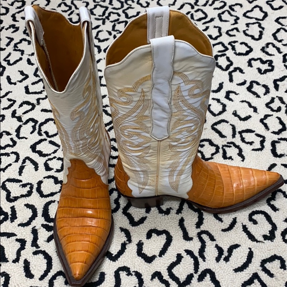 OLD GRINGO Alligator cowboy boots